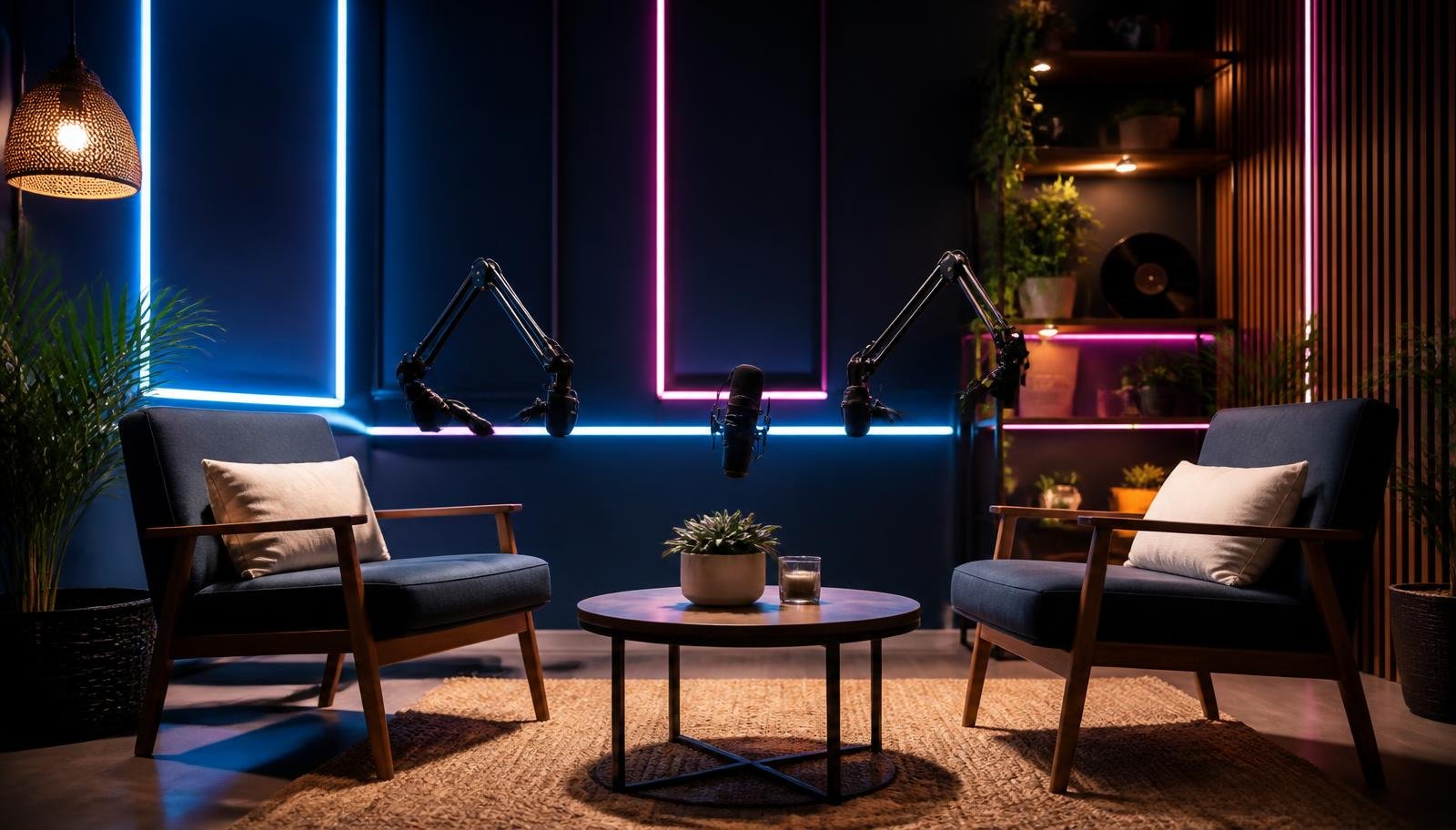 Signature Look at The Pod Media Factory podcast studio in Bali